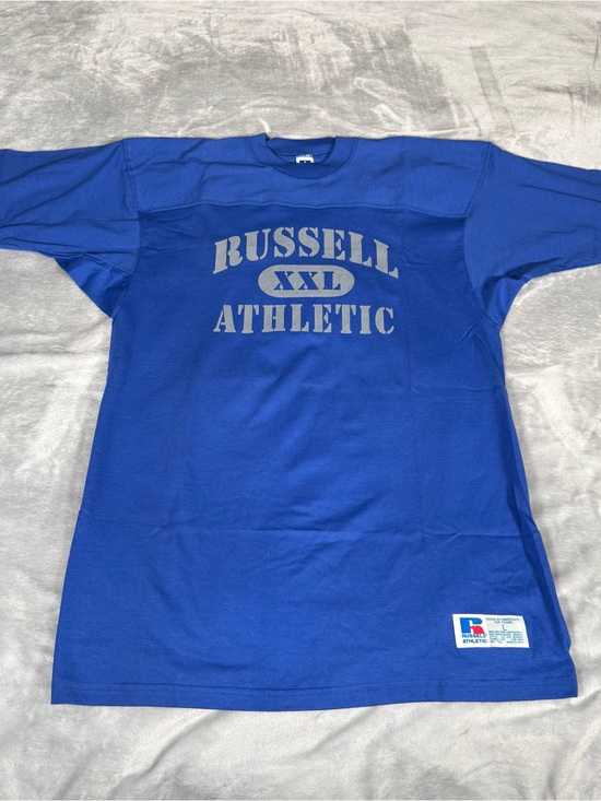Russell Athletic Other - Russell Athletic Football T Shirt Mens L Slim Tall Fit Made In USA NEW 90s